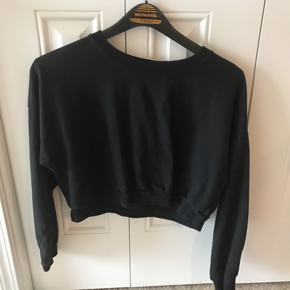 American Apparel California Fleece Crop Top